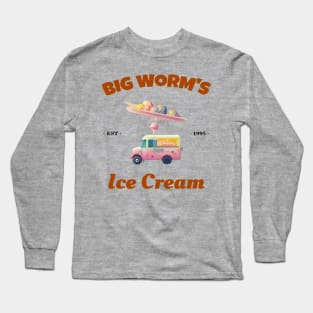 Big Worm's Ice Cream Long Sleeve T-Shirt